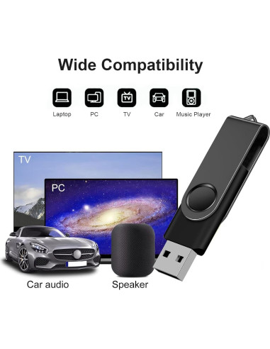 Paquete de 20 Unidades Flash USB 4GB FEWINA USB 2.0 Varios Colores