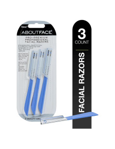 Navajas Faciales Pro-Premium Acerca de la Cara - 3 Piezas