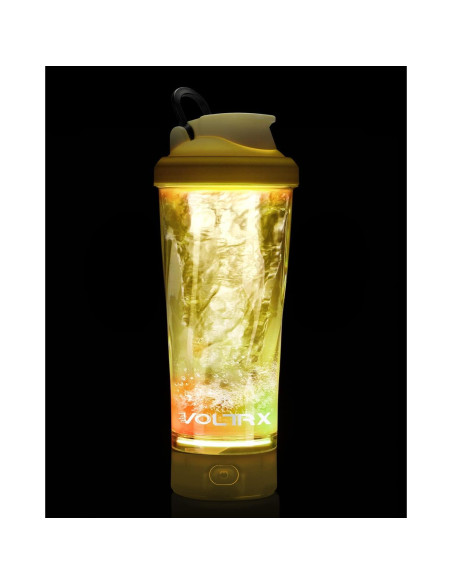 Botella de Batido Eléctrica VOLTRX VortexBoost 24 oz Amarillo
