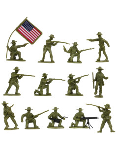 Figuras de Soldados BMC Guerras Fronterizas 34 Piezas 2