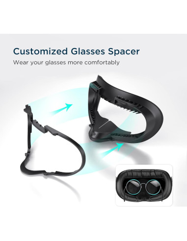 Almohadilla Facial KIWI design para Quest 2 con Espaciador