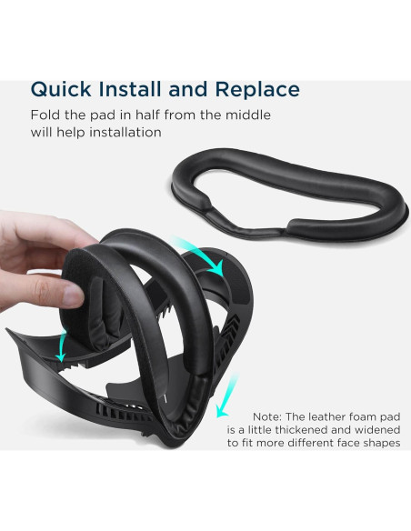 Almohadilla Facial KIWI design para Quest 2 con Espaciador