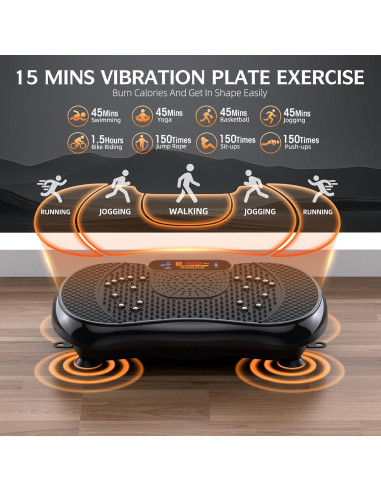 Máquina de Vibración PBYRD PB012 para Ejercicio y Fitness