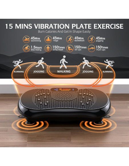 Máquina de Vibración PBYRD PB012 para Ejercicio y Fitness