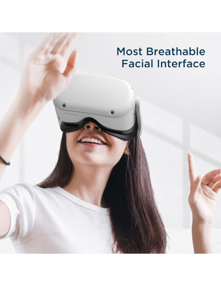 Almohadilla Facial KIWI design para Quest 2 con Espaciador