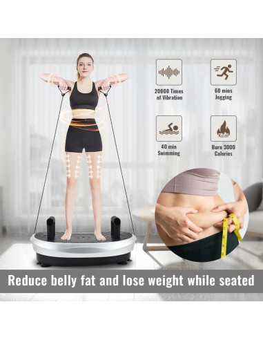 EILISON Fitabs Máquina de Vibración 3D - Ejercicio y Pérdida de Peso