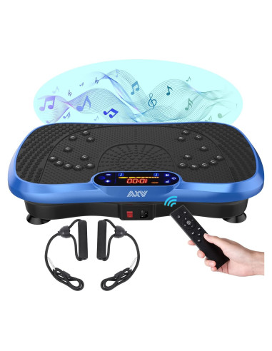 Plataforma de Vibración AXV Slim Azul 200W 120 Niveles