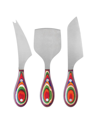 Set de 3 Cuchillos para Queso Totally Bamboo Baltique Marrakesh