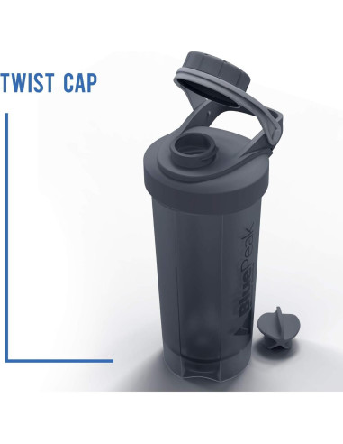 Botella Mezcla Proteína BluePeak 700ml 3 Piezas Libre BPA