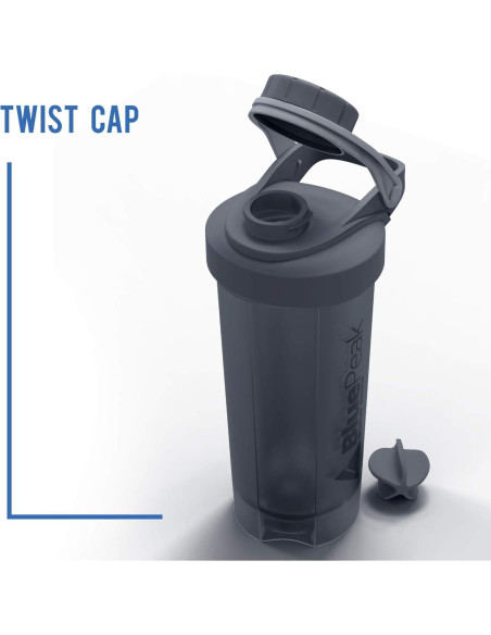 Botella Mezcla Proteína BluePeak 700ml 3 Piezas Libre BPA