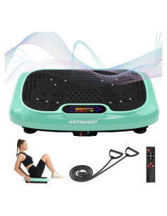 Plataforma Vibrante HOTSWEAT AZUL 120 Niveles Drenaje Linfático