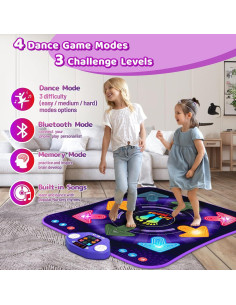 Alfombra de Baile Iluminada TooLion YQ611-8 para Niños 2