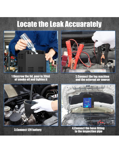 Máquina de Humo ITEFDTUTNE 1.80 kg para Pruebas de Fugas