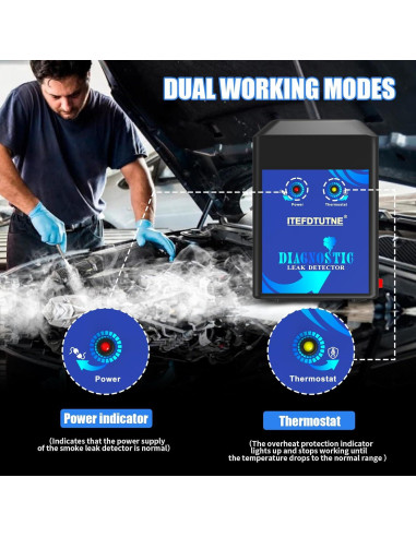 Máquina de Humo ITEFDTUTNE 1.80 kg para Pruebas de Fugas