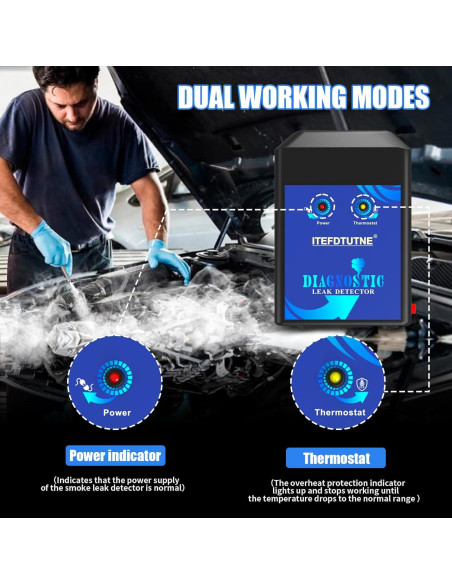 Máquina de Humo ITEFDTUTNE 1.80 kg para Pruebas de Fugas
