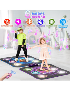 Alfombra de Baile Surelect Iluminada para 2 Jugadores 2