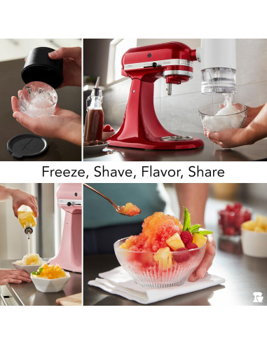 Accesorio Hielo Raspado KitchenAid KSMSIA Blanco 500ml