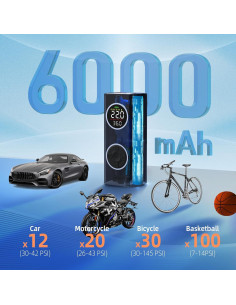 Compresor de Aire Woeeno FC810 150 PSI Portátil Inalámbrico 2