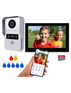 Intercomunicador de Video WiFi AMOCAM 1080P Monitor 7"