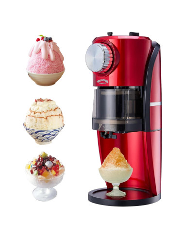Máquina de Hielo Raspado Wanvoapls Rojo 2 Moldes Reutilizables