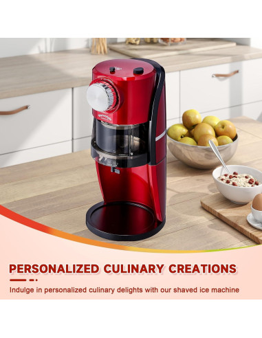 Máquina de Hielo Raspado Wanvoapls Rojo 2 Moldes Reutilizables