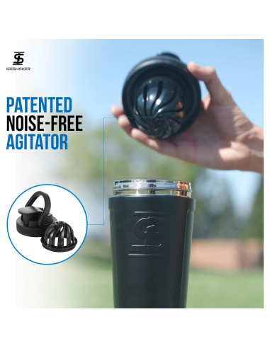 Botella Agitadora Acero Inoxidable Ice Shaker 737ml Camuflaje