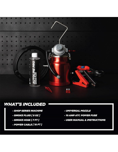 Probador de Humo AutoLine Pro para Detección de Fugas