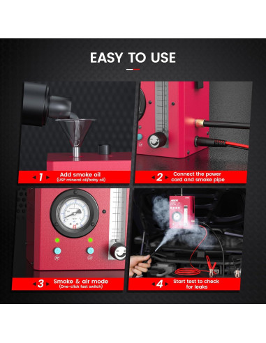 Máquina de humo ANCEL S3000 para detección de fugas