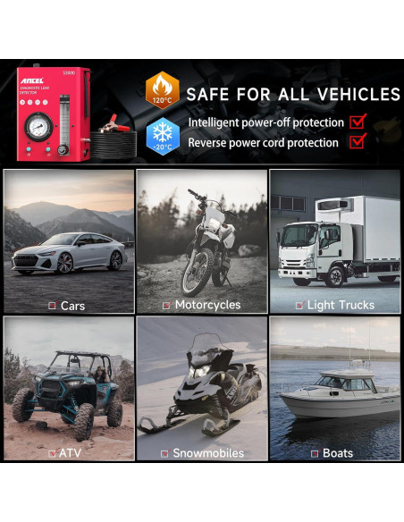 Máquina de humo ANCEL S3000 para detección de fugas