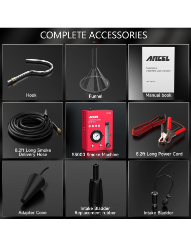 Máquina de humo ANCEL S3000 para detección de fugas