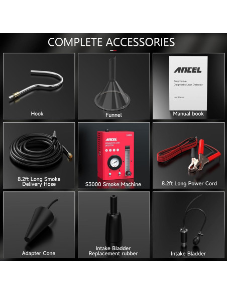 Máquina de humo ANCEL S3000 para detección de fugas