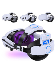 Correa de Cabeza Kawaye para Meta Quest 3/2 con Batería 7500mAh