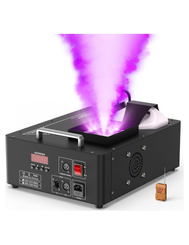 Máquina de Niebla 1500W con 24 Luces LED RGB DMX