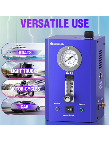 Detector de Fugas de Humo VXSCAN SO736 12V con Manómetro