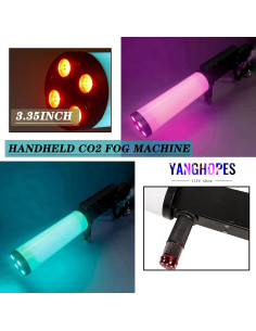 Máquina de Humo Portátil CO2 RGB FBM 72.95x21.08cm para Eventos 2