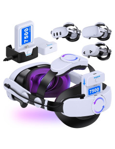 Kawaye Correa de Cabeza con Batería 15000mAh para Meta Quest 3