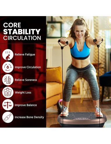 EILISON FitMax 3D XL Placa de Vibración para Ejercicio