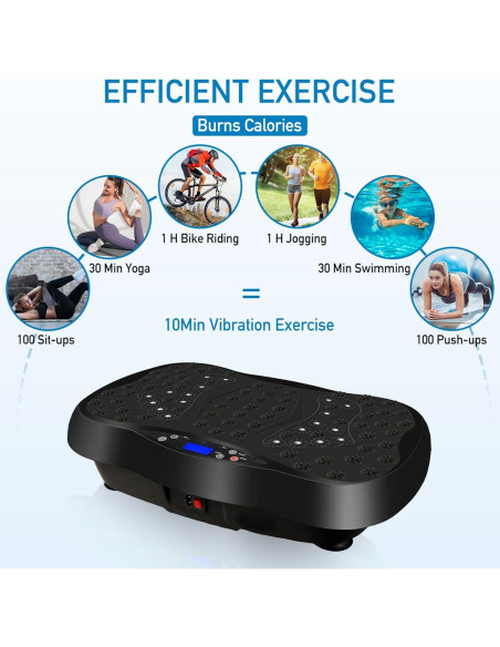 Plataforma de Vibración Pofart zdongban Control Remoto 120 Niveles
