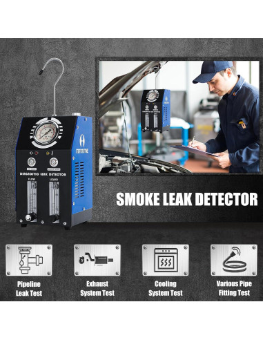 Probador de Fugas de Humo ITEFDTUTNE SD308 12V con Manómetro