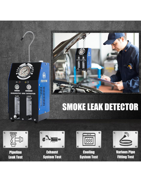 Probador de Fugas de Humo ITEFDTUTNE SD308 12V con Manómetro