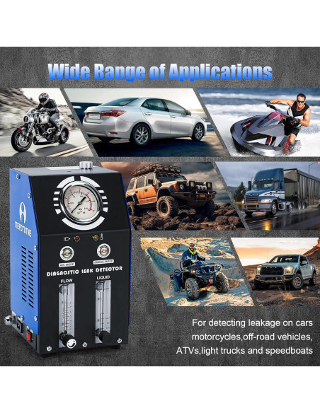 Probador de Fugas de Humo ITEFDTUTNE SD308 12V con Manómetro