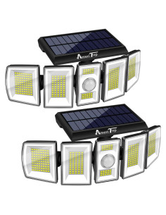 Luces Solares AmeriTop 300 LED 7000K con Sensor de Movimiento