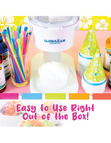 Máquina de Nieve Raspada Hawaiian S700 con 3 Sabores