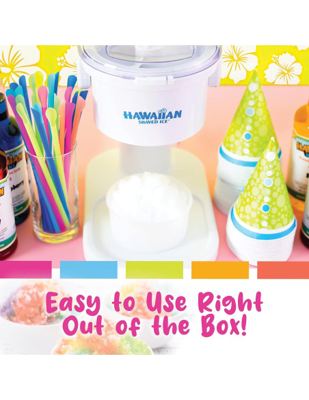 Máquina de Nieve Raspada Hawaiian S700 con 3 Sabores