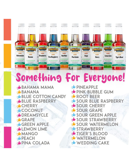 Máquina de Nieve Raspada Hawaiian S700 con 3 Sabores