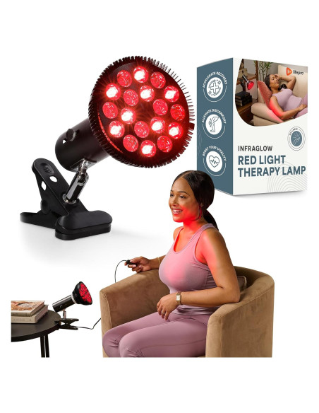 Lámpara de Terapia de Luz Roja LifePro 18 LEDs Alivio Dolor Lámpara de Terapia de Luz Roja LifePro 18 LEDs Alivio Dolor
