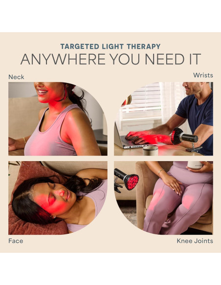 Lámpara de Terapia de Luz Roja LifePro 18 LEDs Alivio Dolor Lámpara de Terapia de Luz Roja LifePro 18 LEDs Alivio Dolor