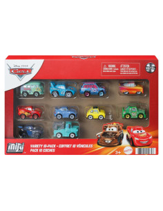 Mattel Cars Mini Racers Paquete de 10 Vehículos Juguete
