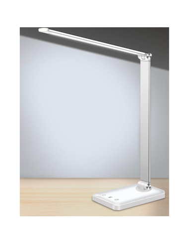 Lámpara de Escritorio LED AFROG 8W 5 Modos y Carga USB