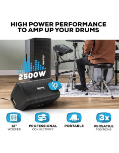 Alesis Strike Amp 12 MK2 - Amplificador 2500W con Bluetooth 2